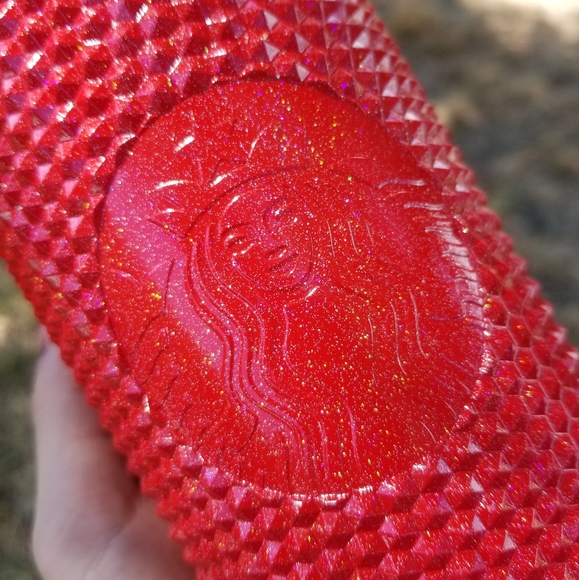 🆕️Starbucks, Custom, Red Holo Studded Tumbler - Picture 5 of 16